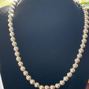Sterling 925 beaded necklace